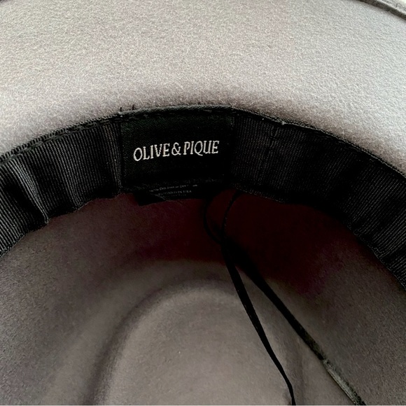 LULU'S NWOT Springsteen Grey Wool Hat - Picture 9 of 10